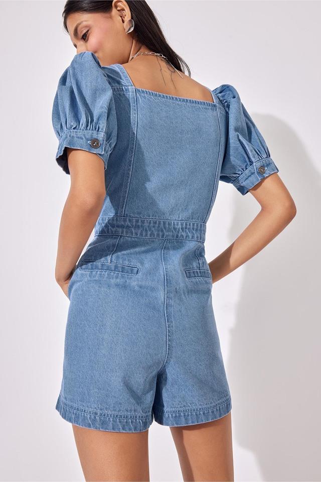 Guess bella cheap denim romper