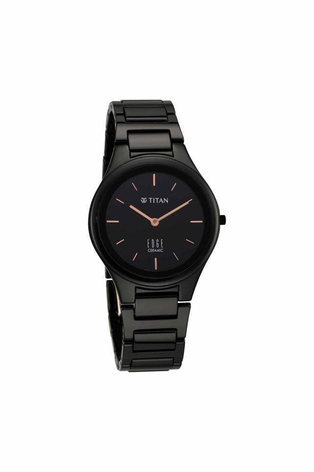 Titan watch for women black sale