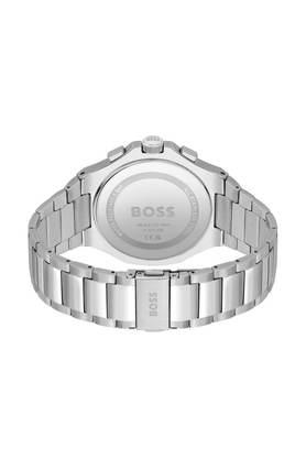 Buy BOSS Taper 45 mm Silver Dial Stainless Steel Chronograph Watch