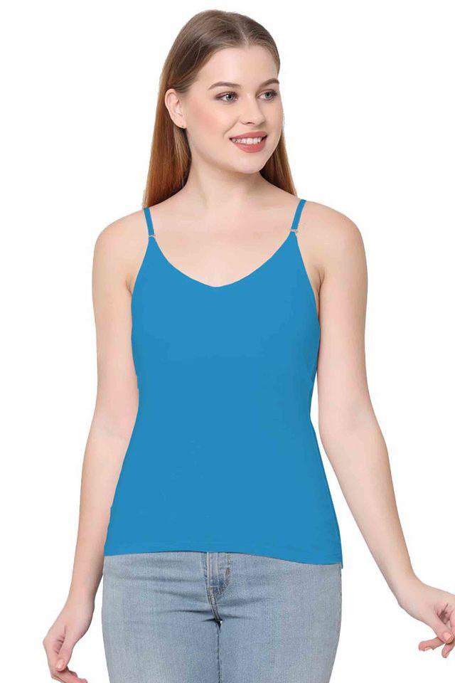 Buy SOIE Multi Cotton Regular Fit Short Length Womens Camisole