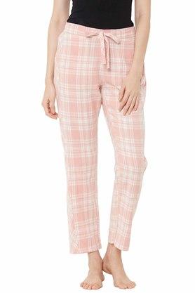 Pink discount check pyjamas