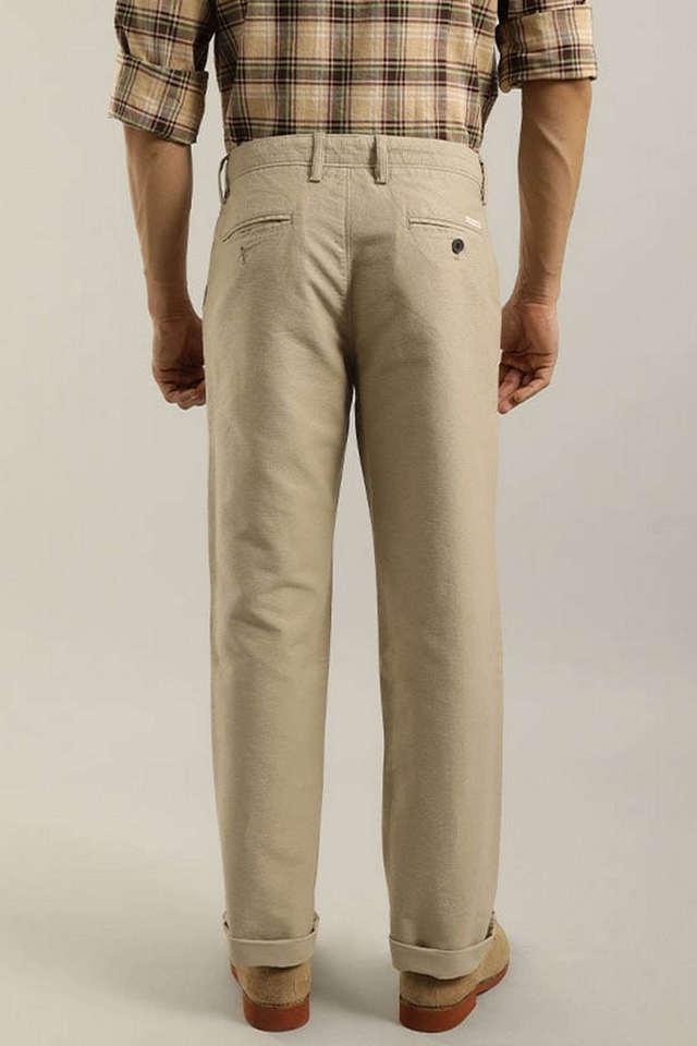 New Men's Indian Terrain Heavy Duty Beige Khaki Pants Straight Leg Size 34  x 33 | eBay