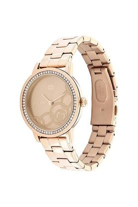 Hilfiger rose best sale gold watch