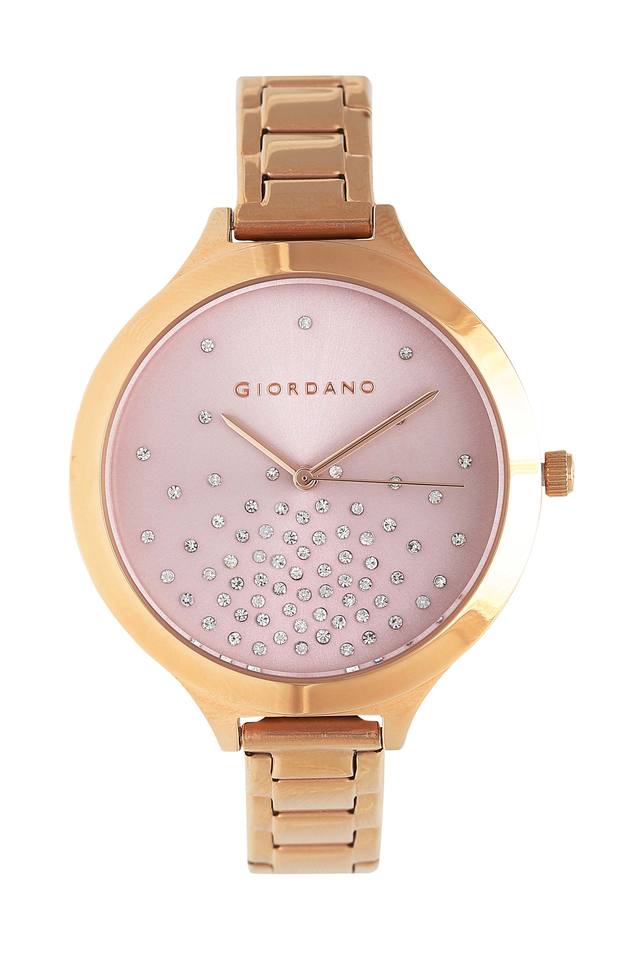 Giordano pink dial watch store