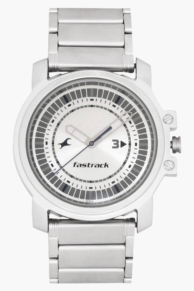 Silver Fastrack Black Dial Stainless Steel Strap Watch 3151KM01 at Rs  3995/piece in Chandigarh