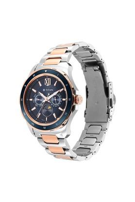 Titan Regallia Rose Gold Chronograph Stainless Steel Strap Watch for Men