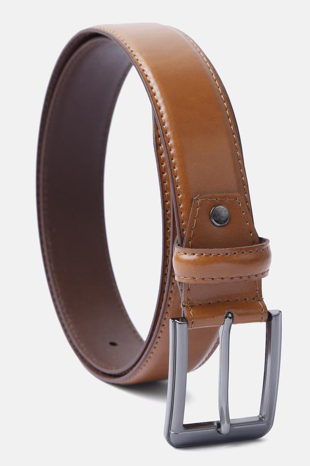 Mens Leather Single Side Formal Belt