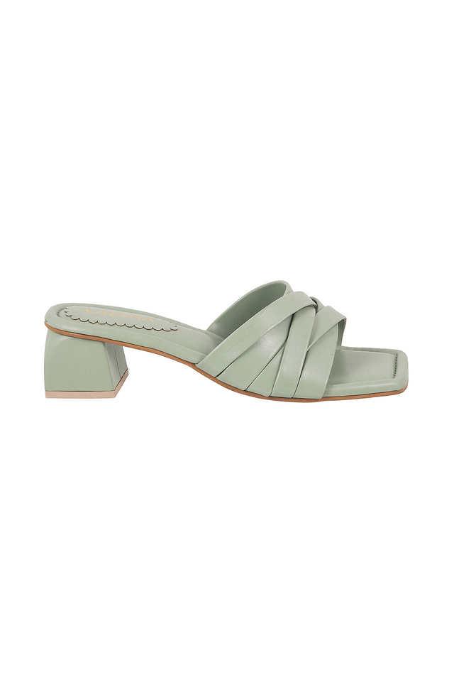 Green sandals best sale women's shoes