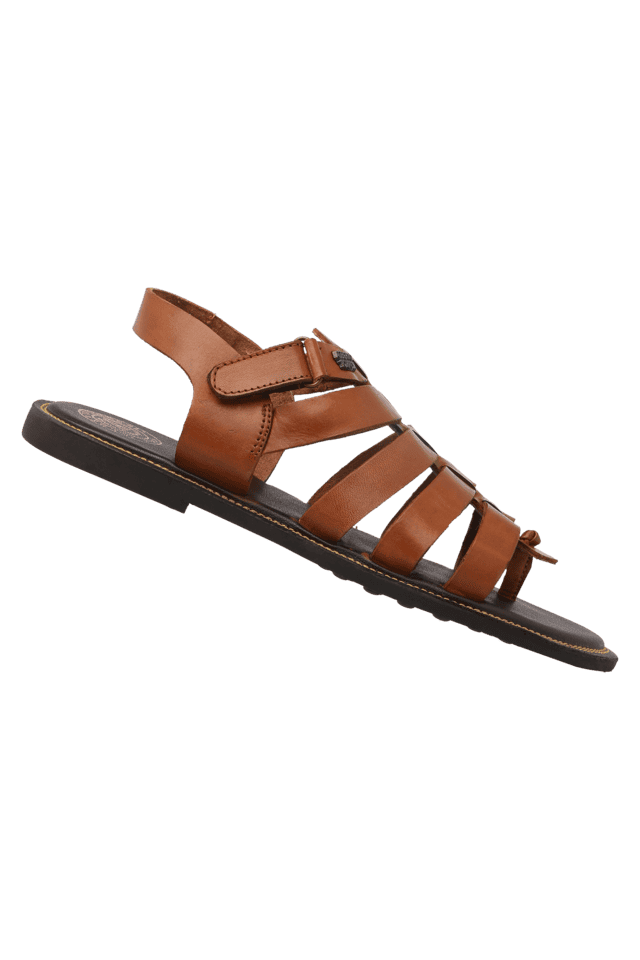 ALBERTO TORRESI -  Tan Sandals & Floaters - Main