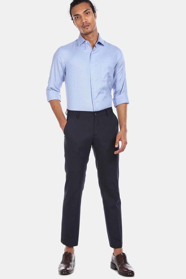 Buy John Louis Formal Shirts for Men Slim fit, Formal Shirts for Men Sky  Blue at