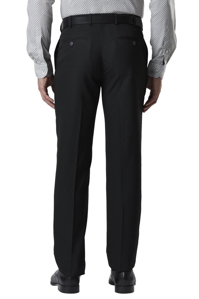 RAYMOND -  Black Formal Trousers - Main