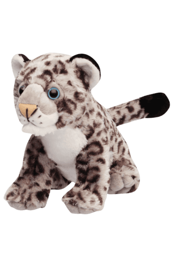 snow leopard cuddly toy