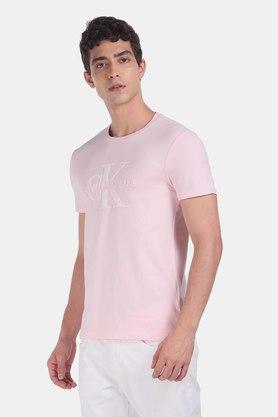 Pink calvin klein men's t clearance shirt