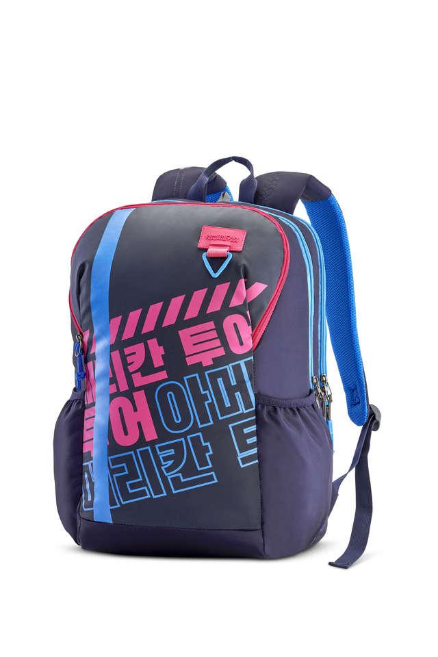 American tourister 2024 blue school bag