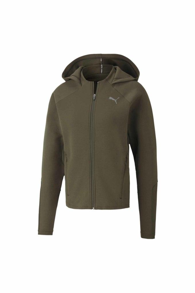 Therma Boost Running Zip Up - Trek Green, Women's Jumpers + Hoodies