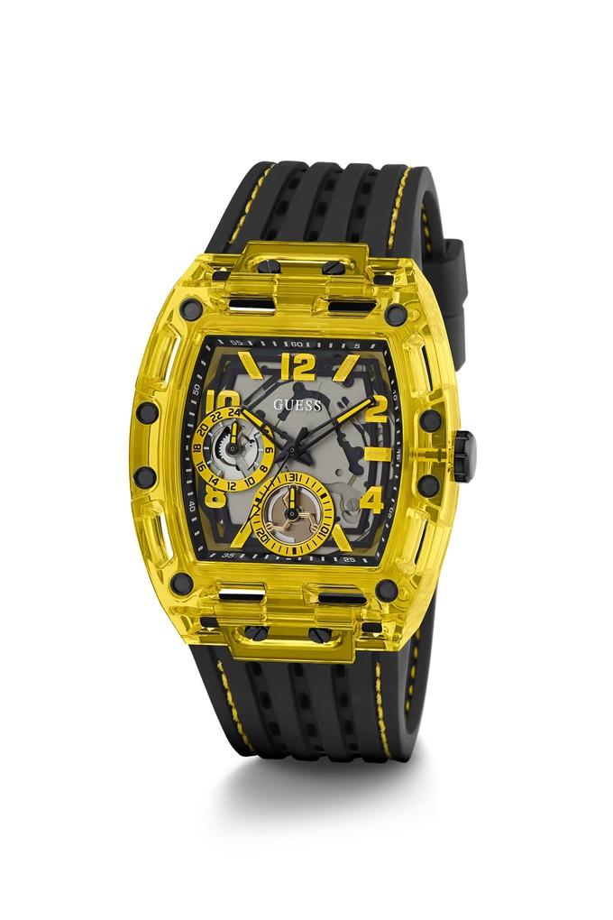 Guess shop yellow watch