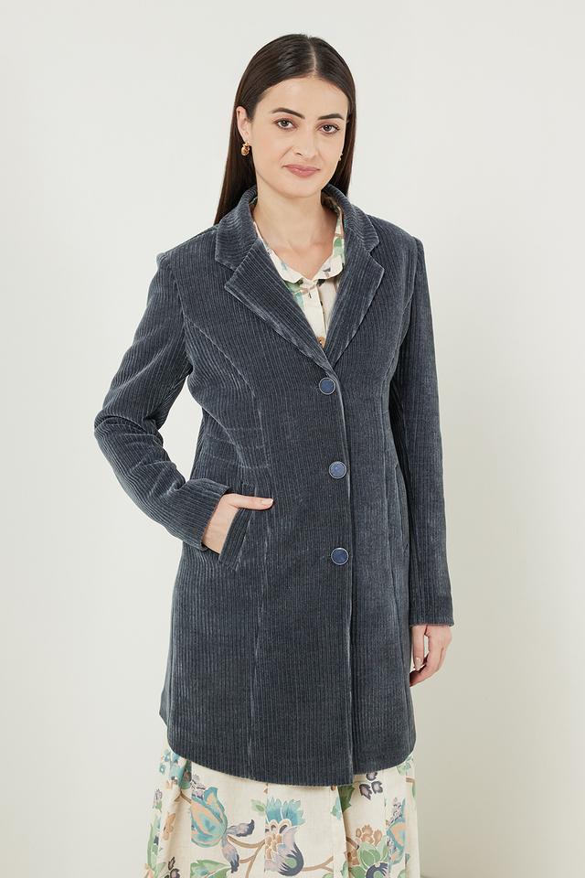 Lee cooper aop deals long textured jacket ladies