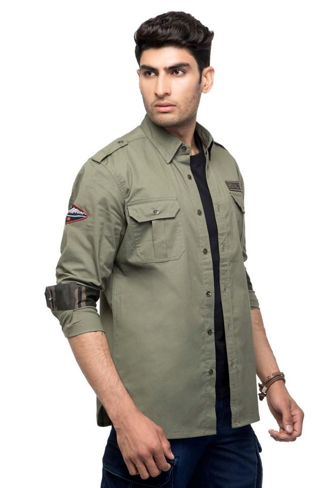 Buy ROYAL ENFIELD Mens Slim Fit Shirts 