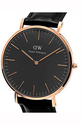 Daniel wellington black and gold 2024 watch