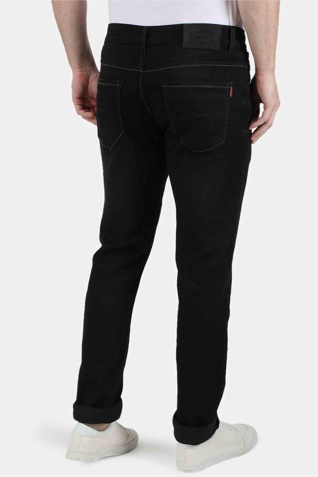 Buy MONTE CARLO Black Dark Wash Mens Jeans