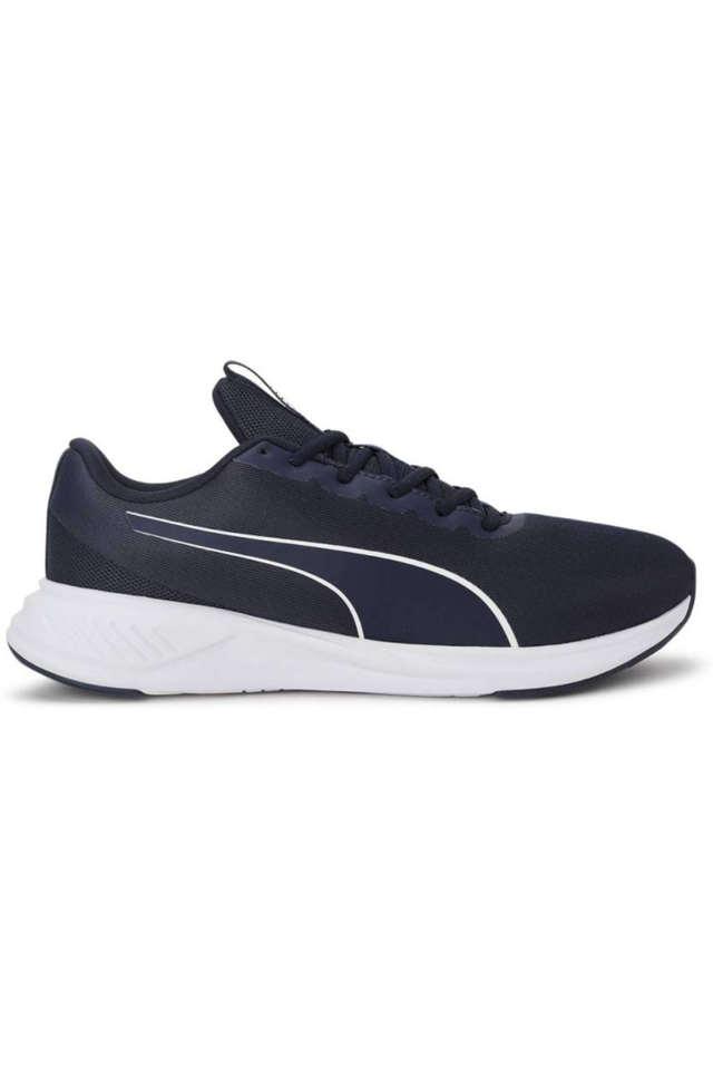 Buy PUMA Blue Mesh Mid Tops Lace Up Men s Sports Shoes Shoppers Stop