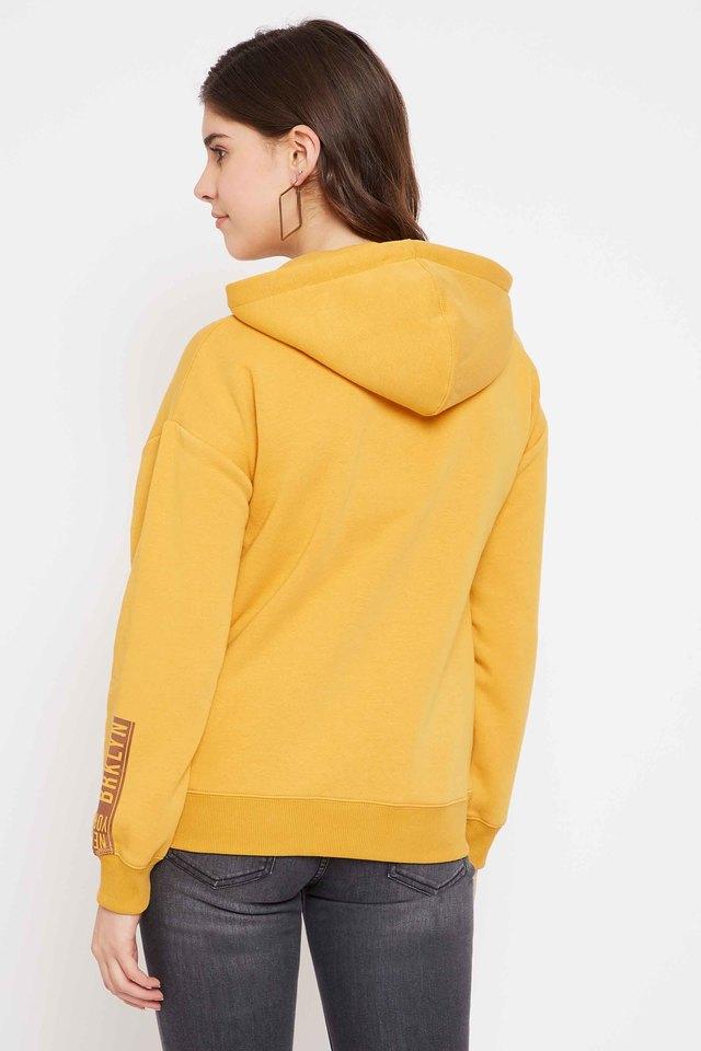 Womens 2025 mustard sweatshirt