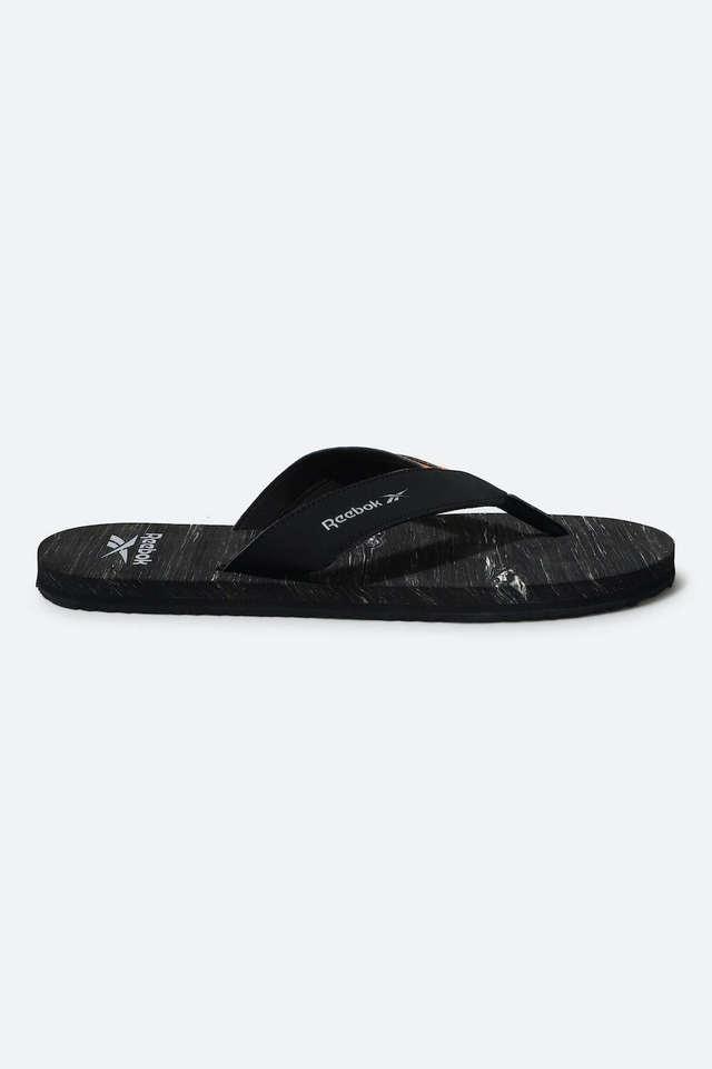 Black reebok hotsell flip flops