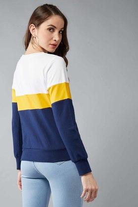 Womens colour block sweatshirt sale