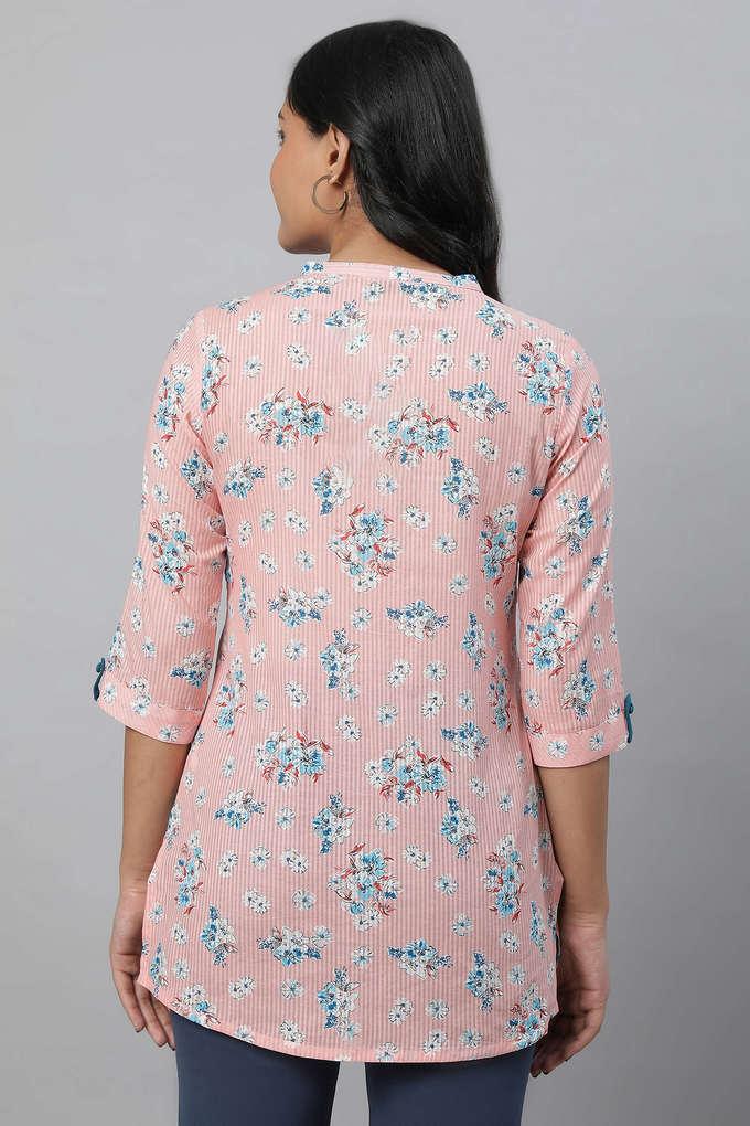 Ladies Cotton Printed Long Short Kurtis, Size: S - XXL at Rs 799