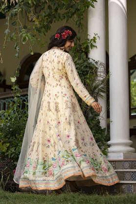 Off white 2024 embroidered dupatta