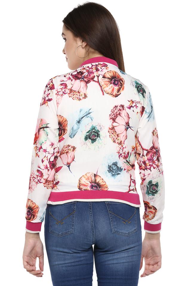 Aniston Floral Print Bomber Jacket | Freemans