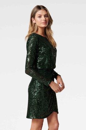 Express green 2024 sequin dress