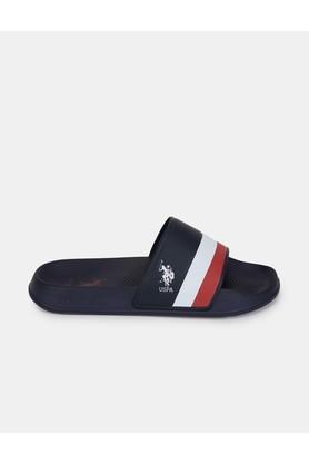 Buy U.S. POLO ASSN. Navy Polyurethane Regular Mens Slides