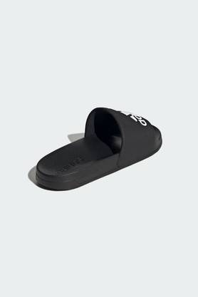 Buy ADIDAS Black Synthetic Slipon Men s Slides Shoppers Stop