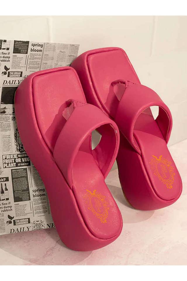 Pink best sale casual sandals