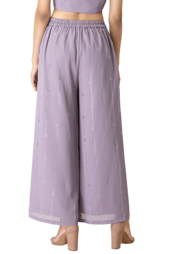 Buy Tronjori Women High Waist Casual Wide Leg Long Palazzo Pants Trousers  Regular Size, Brown Short, X-Small Short at Amazon.in