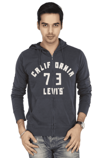 levi's full sleeve printed men's sweatshirt