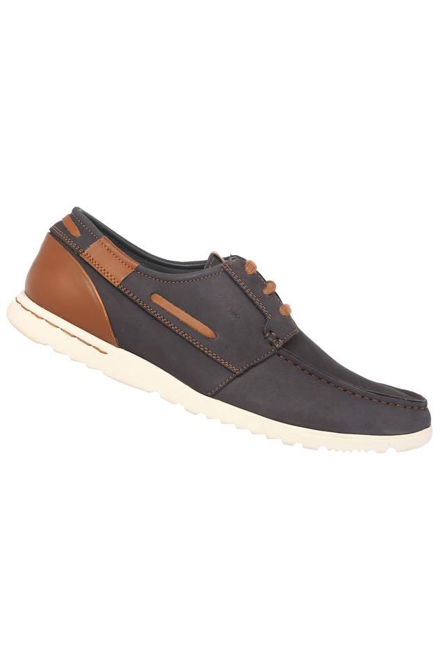 Lee cooper men's leather best sale boat shoes