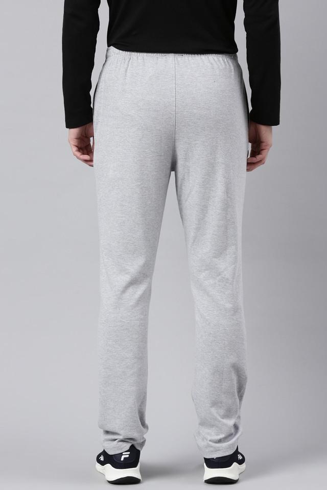 Nike solid men's hot sale grey track pants