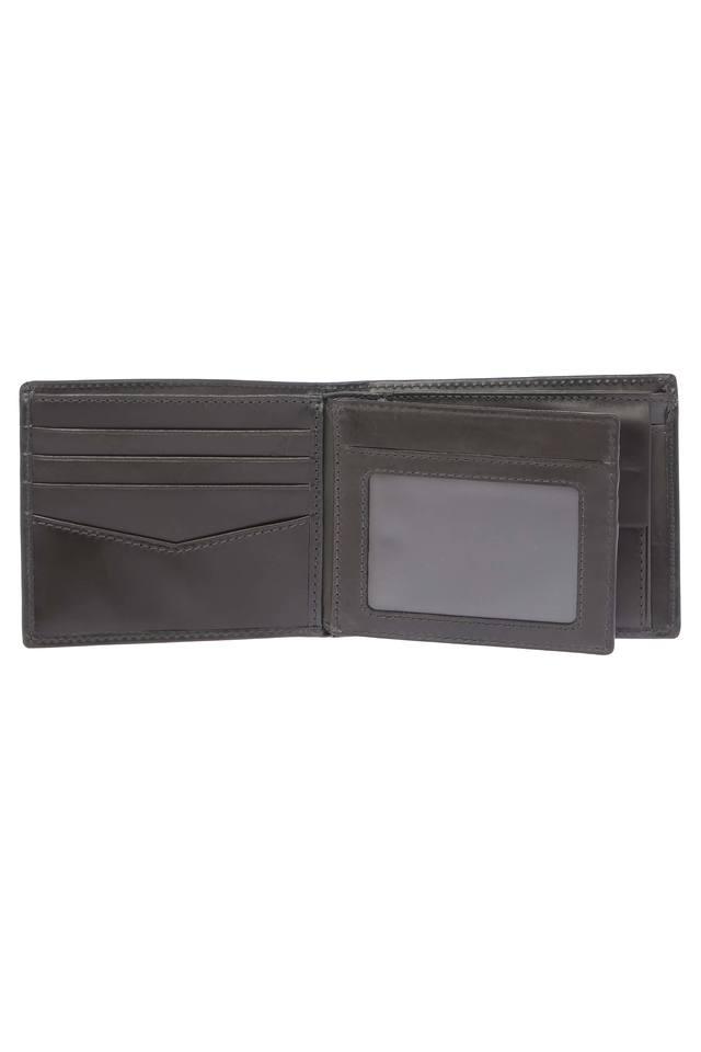 Buy Men Brown Textured Genuine Leather Wallet Online - 705888 | Allen Solly