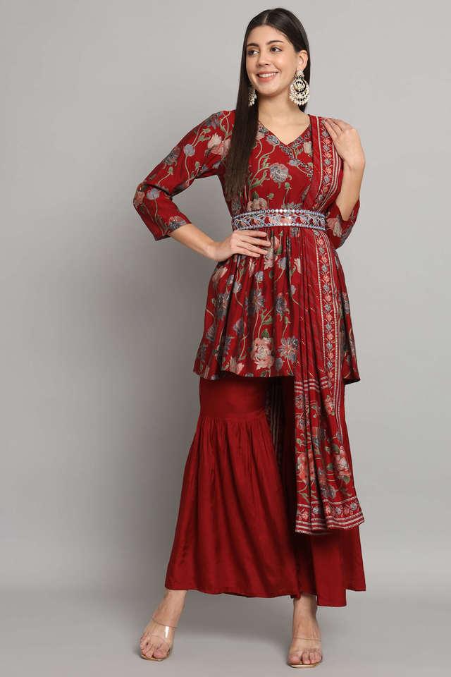 Above knee kurta best sale