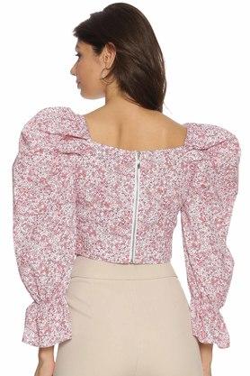 Buy London Rag Blush Pink Long Sleeve Satin Shirt Blouse Online