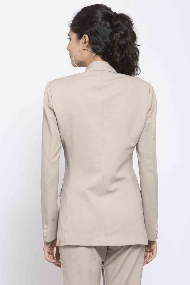 Business Casual Suit Jacket Women Formal Slim One Button Long Sleeve Blazer  Coat | eBay