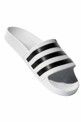 Adidas white flip online flops