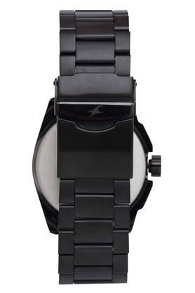 Mens Black Dial Metallic Analogue Watch 3089NM02