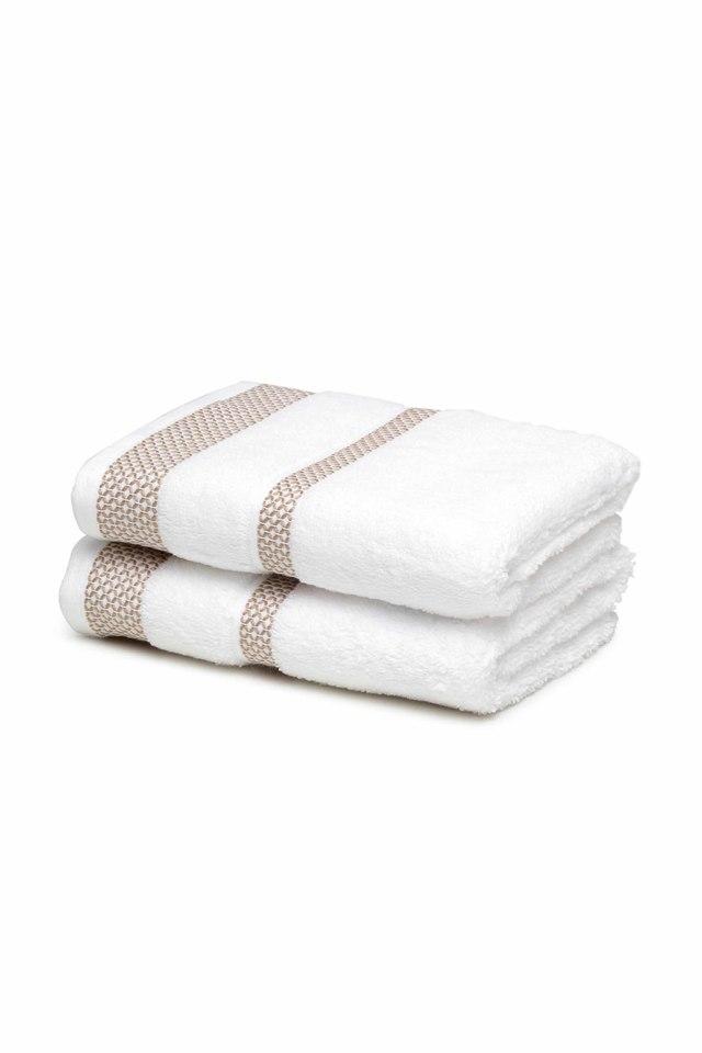 Buy SPACES Multi Hygro White Small 2 Pcs Hand Towel Set