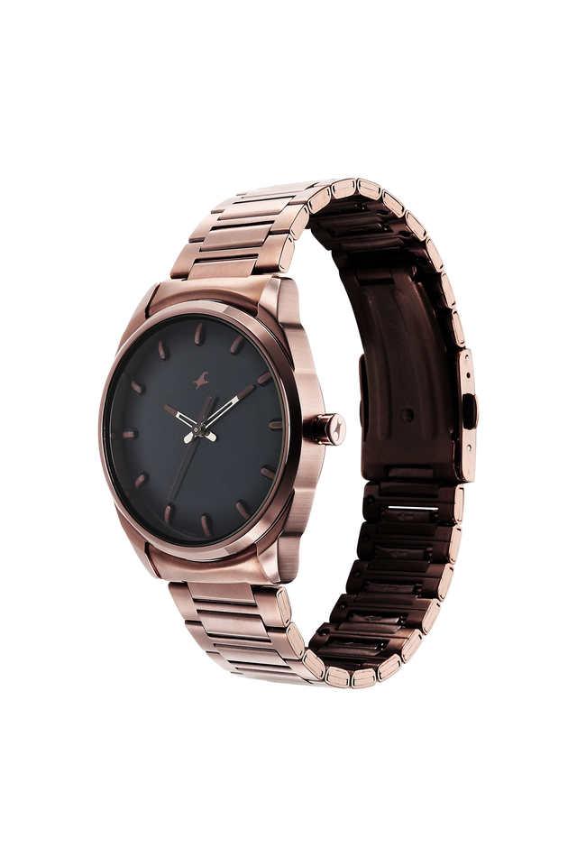 Fastrack matte black on sale watch