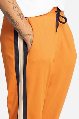 Orange track pants online mens