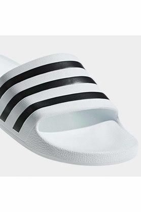 Buy ADIDAS White Synthetic Slip On Unisex Slides Shoppers Stop