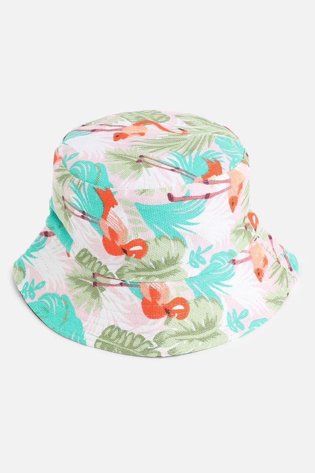 Buy FRENCH ACCENT Multi Floral Print Polyester Men's Bucket Hat